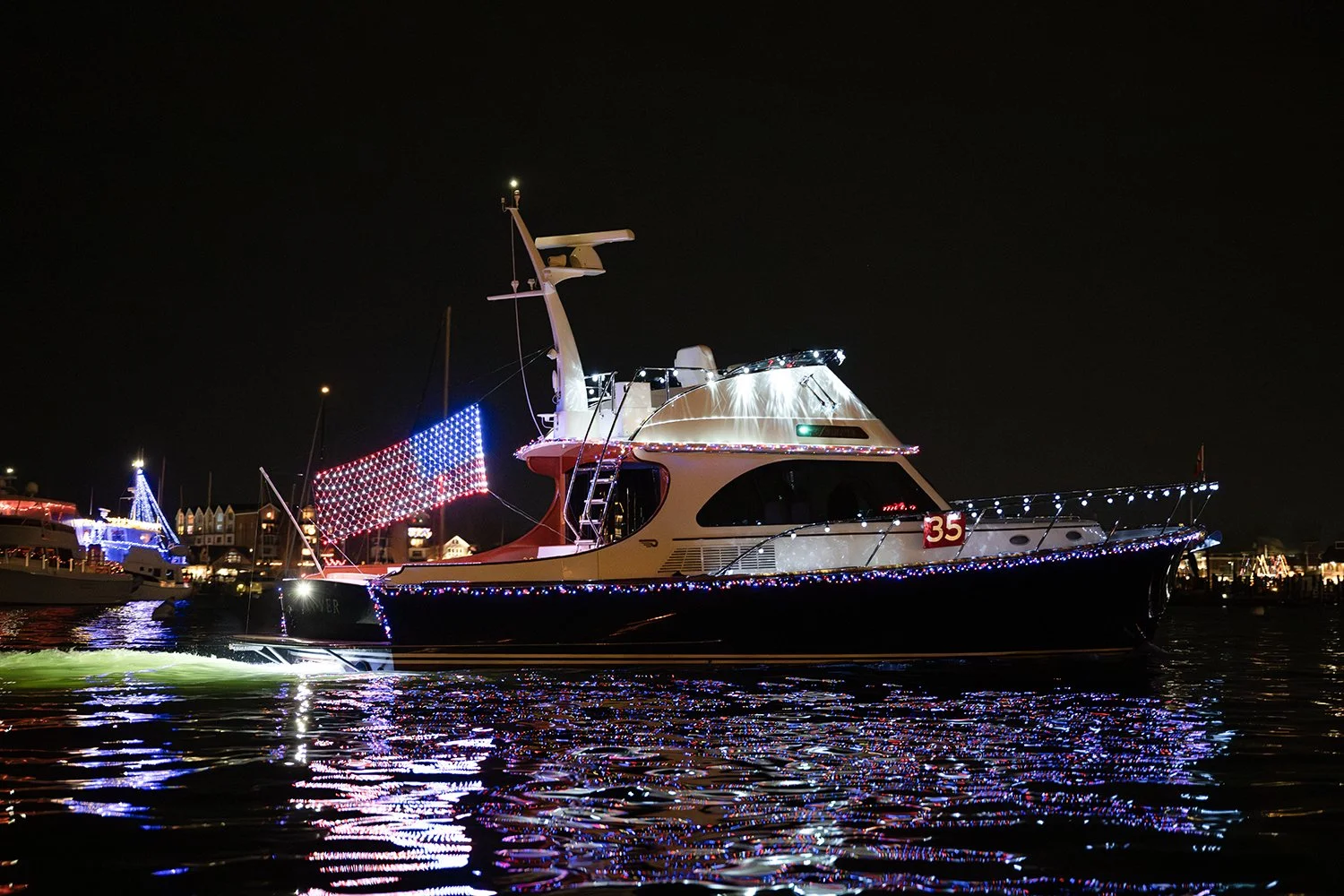 Photographing the Eastport Yacht Club Lights parade — Jay Fleming